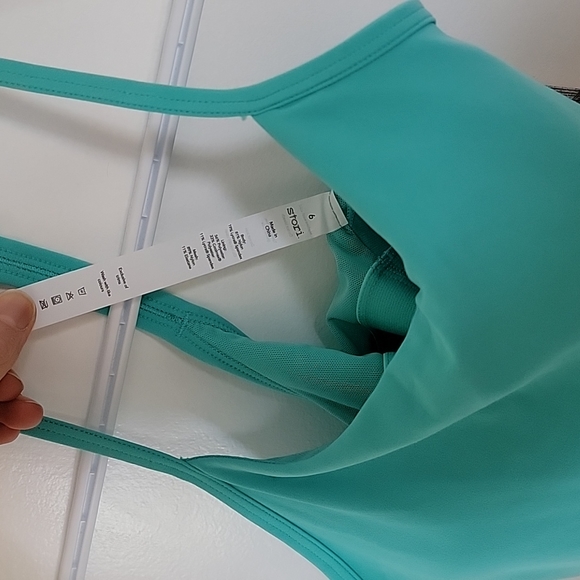 NWT Stori legend cropped shelf tank in pool blue - Picture 8 of 8